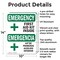 Signmission First Aid Kit Inside Bilingual, 10 in W x Rectangle, Aluminum OS-2PACK-EM-A-1014-L-10322 - alternate 8
